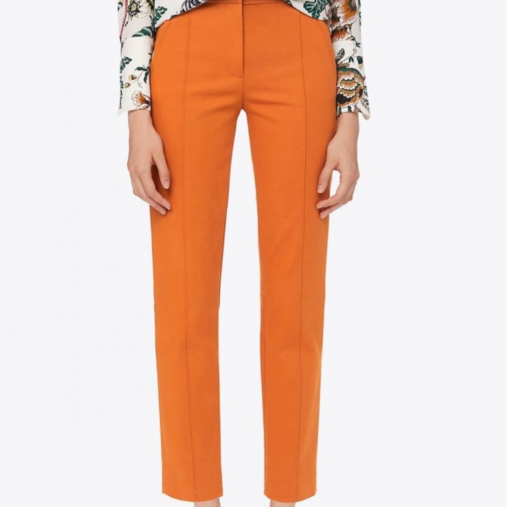 Tory Burch VANNER PANTS Maple leaf SIZE 0